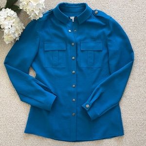Burberry Turquoise Blouse